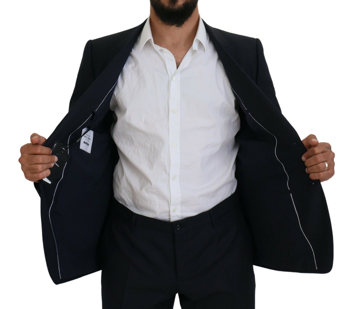 Dolce & Gabbana Men's Blue Single Breasted 2 Piece MARTINI Suit