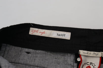 Cycle Black Cotton Baggy High Waist Women Pants