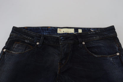 Acht Blue Low Waist Slim Fit Women Denim Jeans