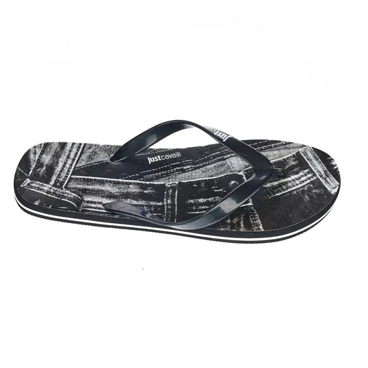 Just Cavalli Men's Black EVA Flip Flop Sandal
