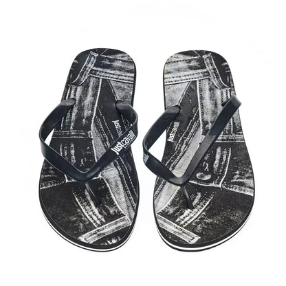 Just Cavalli Men's Black EVA Flip Flop Sandal