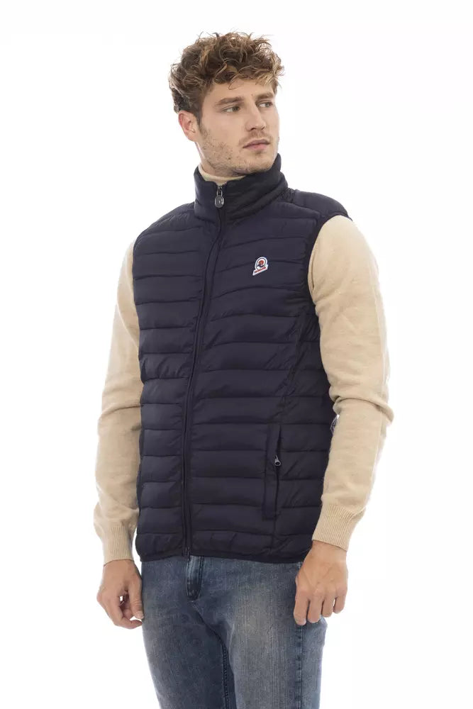 Vest by Invicta for men in polyamide blue showcases a dynamic silhouette, perfectly balancing insulated with a dynamic for a sophisticated, high-fashion look.