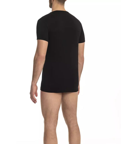 Cavalli Class Men's Black Cotton T-Shirt