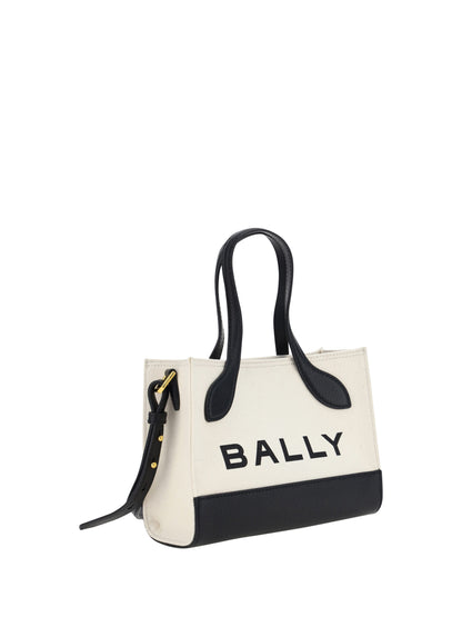 Mini Clutch Handbag by Bally for women in calfskin leather & cotton black, white & monogram presents a ornamental silhouette, showcasing a secure , ample , and versatile handle for a ornamental finish.