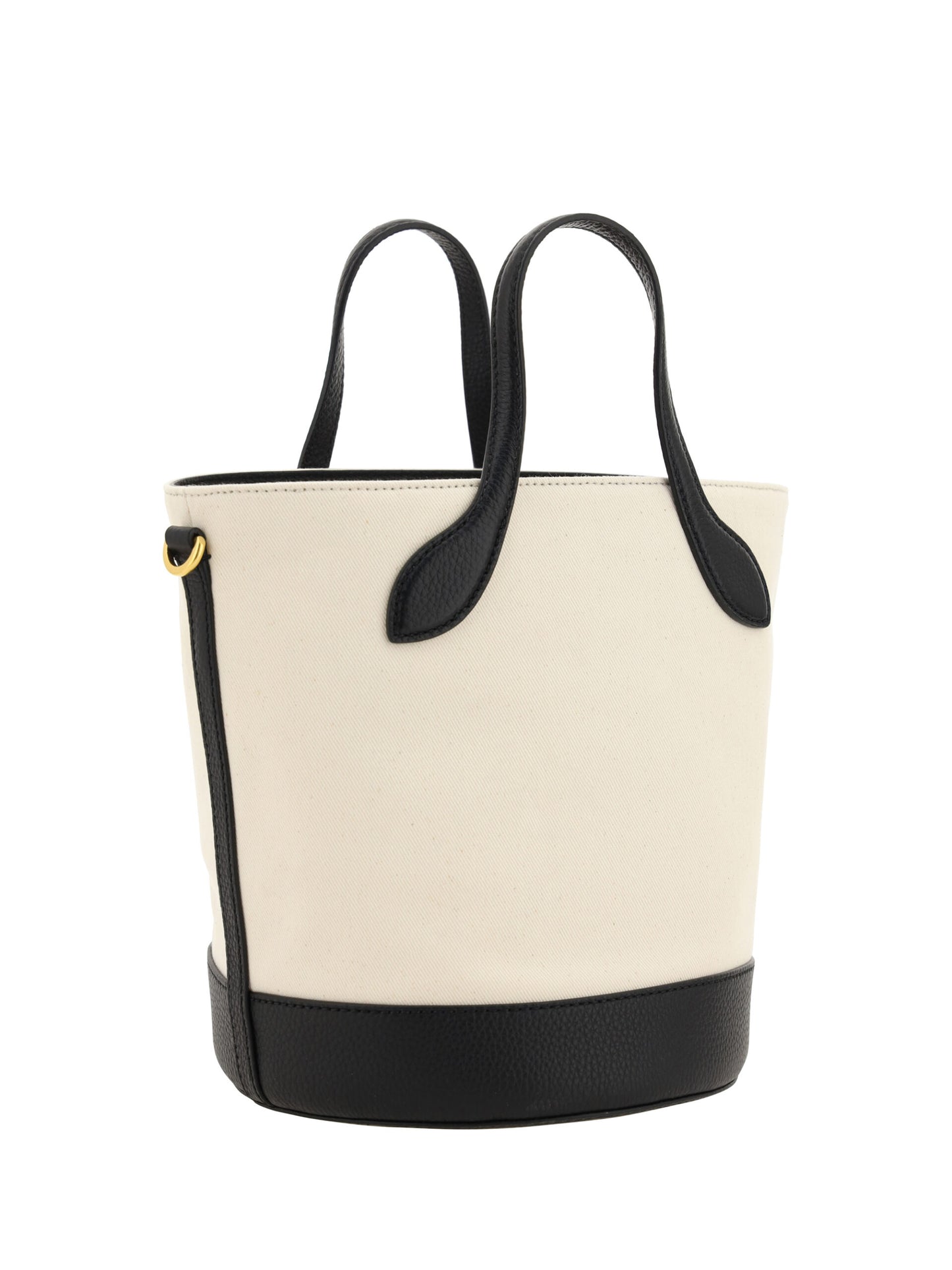 Bucket Handbag by Bally for women in calfskin leather & cotton black, white & monogram features a exquisite silhouette, showcasing a secure and exquisite with versatile shoulder-strap, adjustable-strap & handle for a exquisite finish.