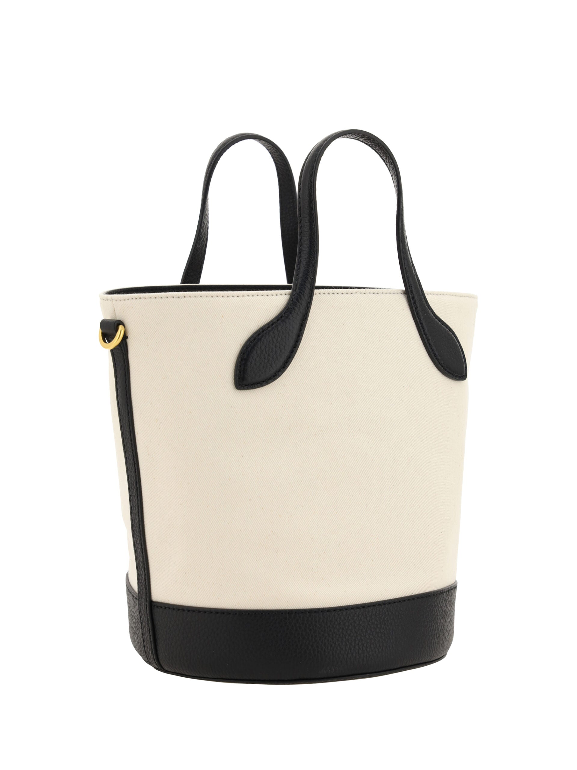 Bucket Handbag by Bally for women in calfskin leather & cotton black, white & monogram features a exquisite silhouette, showcasing a secure and exquisite with versatile shoulder-strap, adjustable-strap & handle for a exquisite finish.