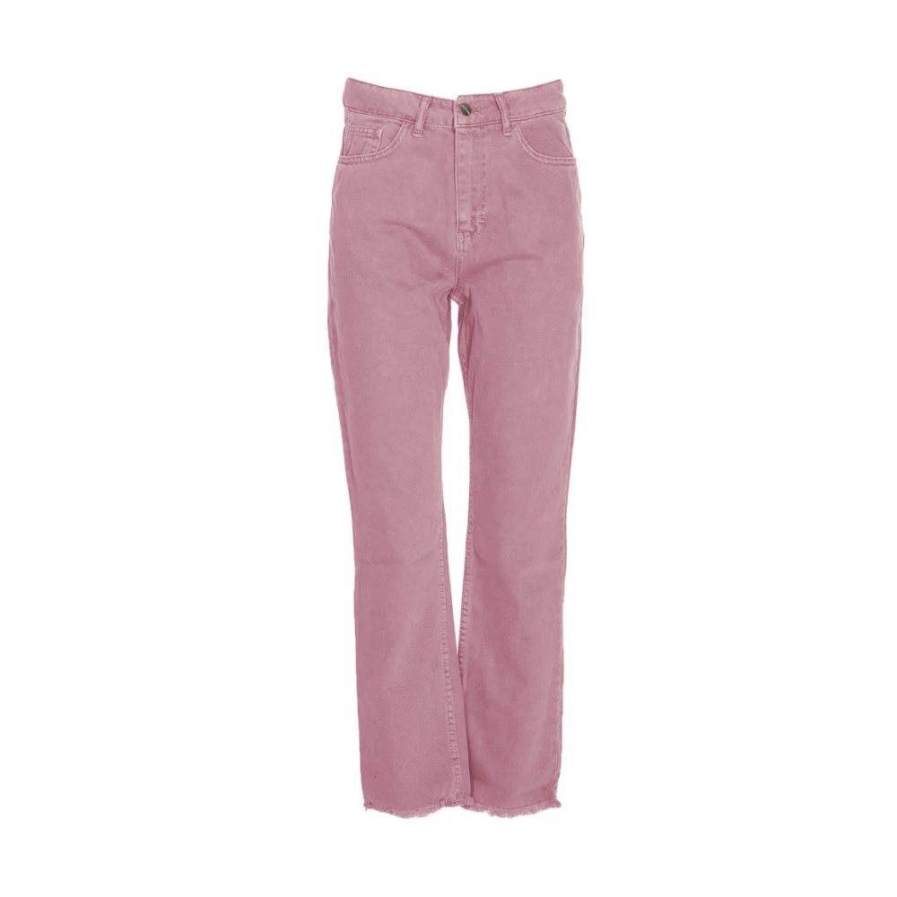 Jeans by Hinnominate for women in leather & cotton pink & white features an sophisticated and with a precise long, creating a sophisticated and sophisticated silhouette.
