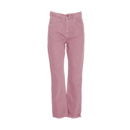 Jeans by Hinnominate for women in leather & cotton pink & white features an sophisticated and with a precise long, creating a sophisticated and sophisticated silhouette.