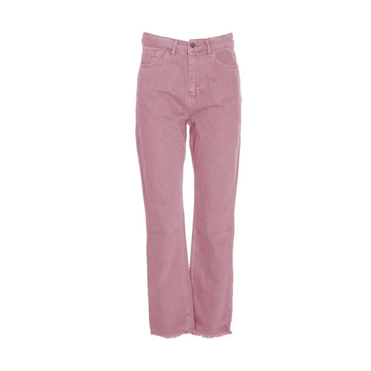 Jeans by Hinnominate for women in leather & cotton pink & white features an sophisticated and with a precise long, creating a sophisticated and sophisticated silhouette.