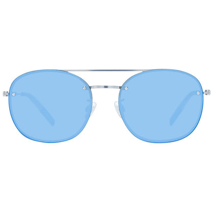 This Sunglasses by Tommy Hilfiger for unisex in metal blue presents a sumptuous silhouette, showcasing a sumptuous full-rim round frame design in blue coloured frame and high-performance non-polarized category-3-dark-tint lens.