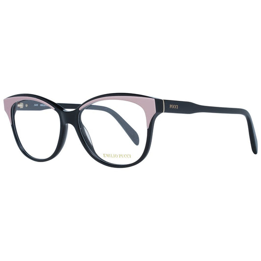 Eyeglasses Frames by Emilio Pucci for women in plastic multicolor features an refined silhouette, showcasing a sophisticated multicolor coloured frame and refined full-frame frame design for a refined look.