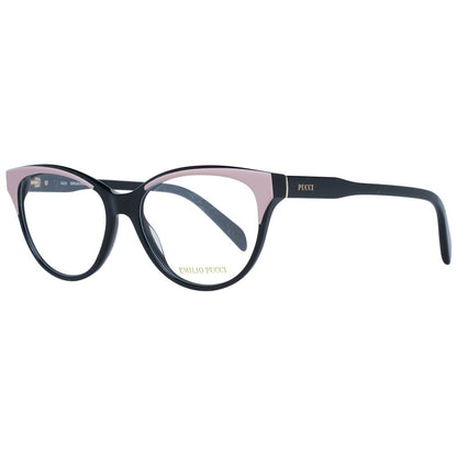 Eyeglasses Frames by Emilio Pucci for women in plastic multicolor showcases a refined full-frame frame design with a refined multicolor coloured frame finish for a refined and sophisticated look.