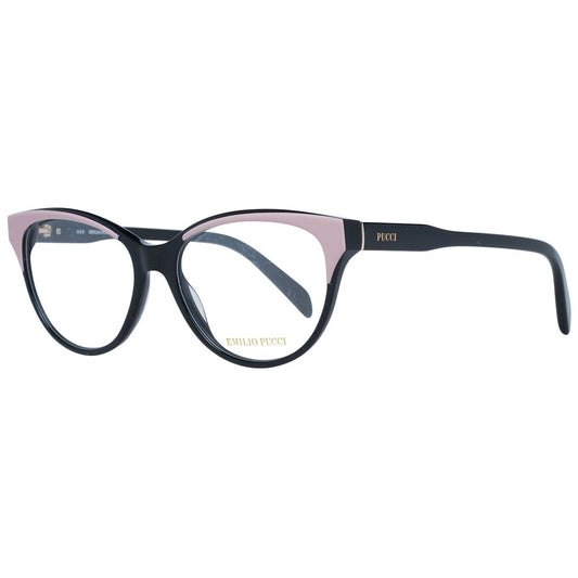 Eyeglasses Frames by Emilio Pucci for women in plastic multicolor showcases a refined full-frame frame design with a refined multicolor coloured frame finish for a refined and sophisticated look.