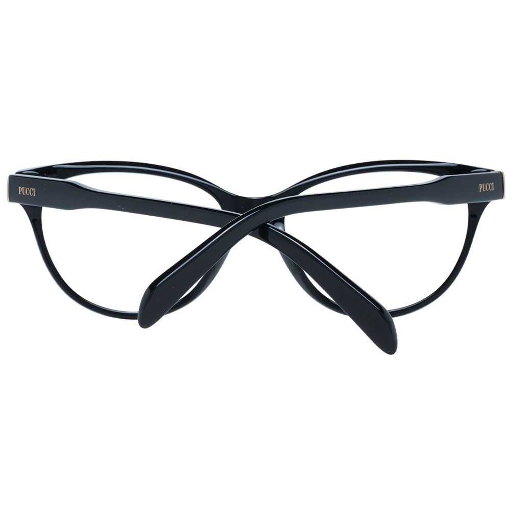 Eyeglasses Frames by Emilio Pucci for women in plastic multicolor showcases a reflective silhouette, artfully incorporating a sophisticated multicolor coloured frame with a distinct full-frame frame design.