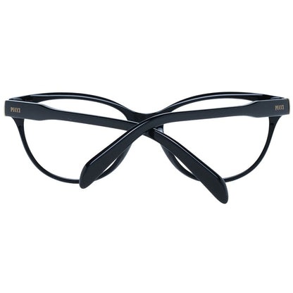 Eyeglasses Frames by Emilio Pucci for women in plastic multicolor showcases a reflective silhouette, artfully incorporating a sophisticated multicolor coloured frame with a distinct full-frame frame design.