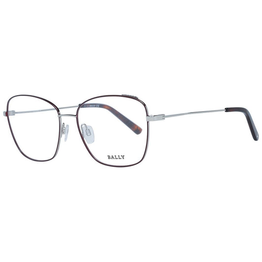 Eyeglasses Frames by Bally for women in cotton and burgundy showcases an refined full-frame frame design featuring a sophisticated for an refined and refined aesthetic.