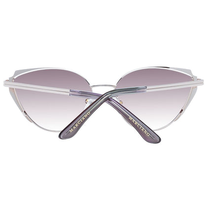 Sunglasses by Marciano by Guess for women in metal multicolor features an lustrous full-rim cat-eye frame design with multicolor coloured frame detailing and gradient category-3-dark-tint lens for a lustrous aesthetic.