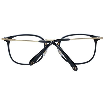 Eyeglasses Frames by Omega for men in metal black features an refined silhouette, showcasing the refined black coloured frame and sophisticated full-frame frame design.