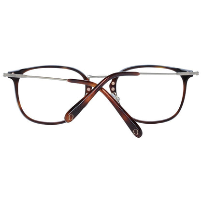 Eyeglasses Frames by Omega for men in metal and black showcases a refined silhouette, detailed with a black coloured frame finish and a sophisticated full-frame frame design.