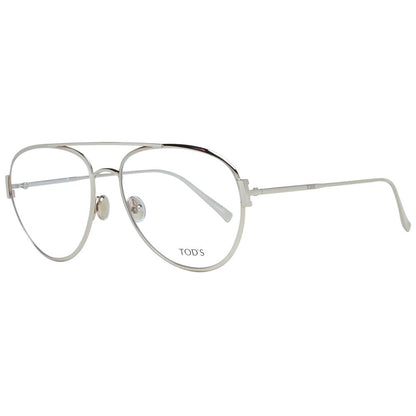Eyeglasses Frames by Tod's for women in metal gold features a refined silhouette, showcasing a refined gold coloured frame and full-frame frame design for a sophisticated, premium look.