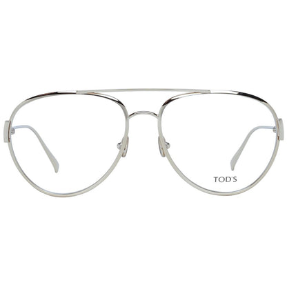 Eyeglasses Frames by Tod's for women in metal gold features an refined silhouette, showcasing the refined gold coloured frame and sophisticated full-frame frame design.