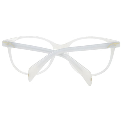Eyeglasses Frames by Maje for women in cotton and cream showcases an refined full-frame frame design featuring a sophisticated for an refined and refined aesthetic.