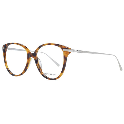 Eyeglasses Frames by Scotch & Soda for women in cotton polyester and brown showcases a refined silhouette, detailed with a brown coloured frame finish and a sophisticated full-frame frame design.