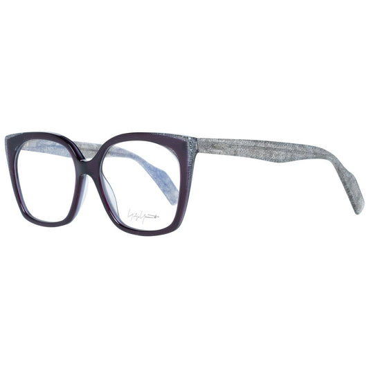 Eyeglasses Frames by Yohji Yamamoto for women in purple features an refined silhouette, showcasing the refined purple coloured frame and sophisticated full-frame frame design.