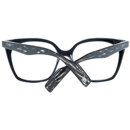 Eyeglasses Frames by Yohji Yamamoto for women in and black showcases a refined silhouette, detailed with a black coloured frame finish and a sophisticated full-frame frame design.