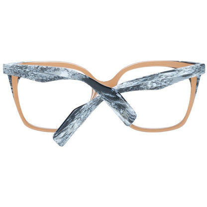 Eyeglasses Frames by Yohji Yamamoto for women in brown features an refined silhouette, showcasing a sophisticated brown coloured frame and refined full-frame frame design for a refined look.