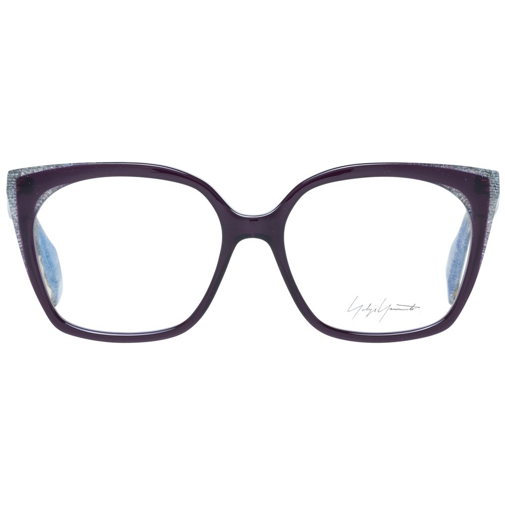 Eyeglasses Frames by Yohji Yamamoto for women in purple features a refined silhouette, showcasing a refined purple coloured frame and full-frame frame design for a sophisticated, premium look.