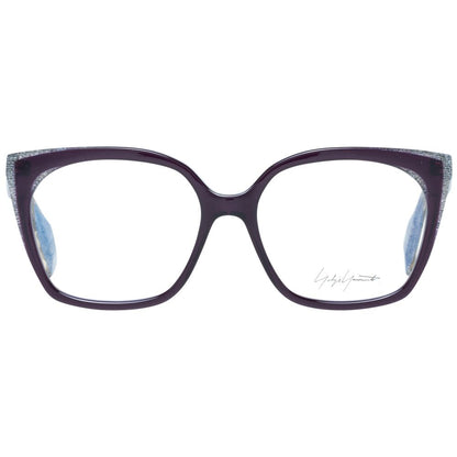 Eyeglasses Frames by Yohji Yamamoto for women in purple features a refined silhouette, showcasing a refined purple coloured frame and full-frame frame design for a sophisticated, premium look.