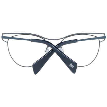 Eyeglasses Frames by Yohji Yamamoto for women in green features a refined silhouette, showcasing a refined green coloured frame and full-frame frame design for a sophisticated, premium look.