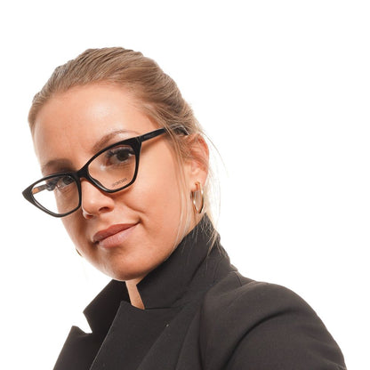 Eyeglasses Frames by Sportmax for women in black features an refined silhouette, showcasing the refined black coloured frame and sophisticated full-frame frame design.