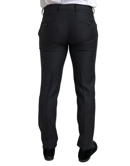 Dolce & Gabbana Black 3 Piece Single Breasted MARTINI Suit