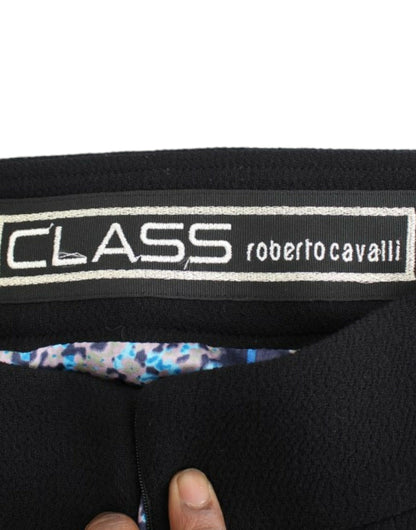 Black wool pencil skirt
