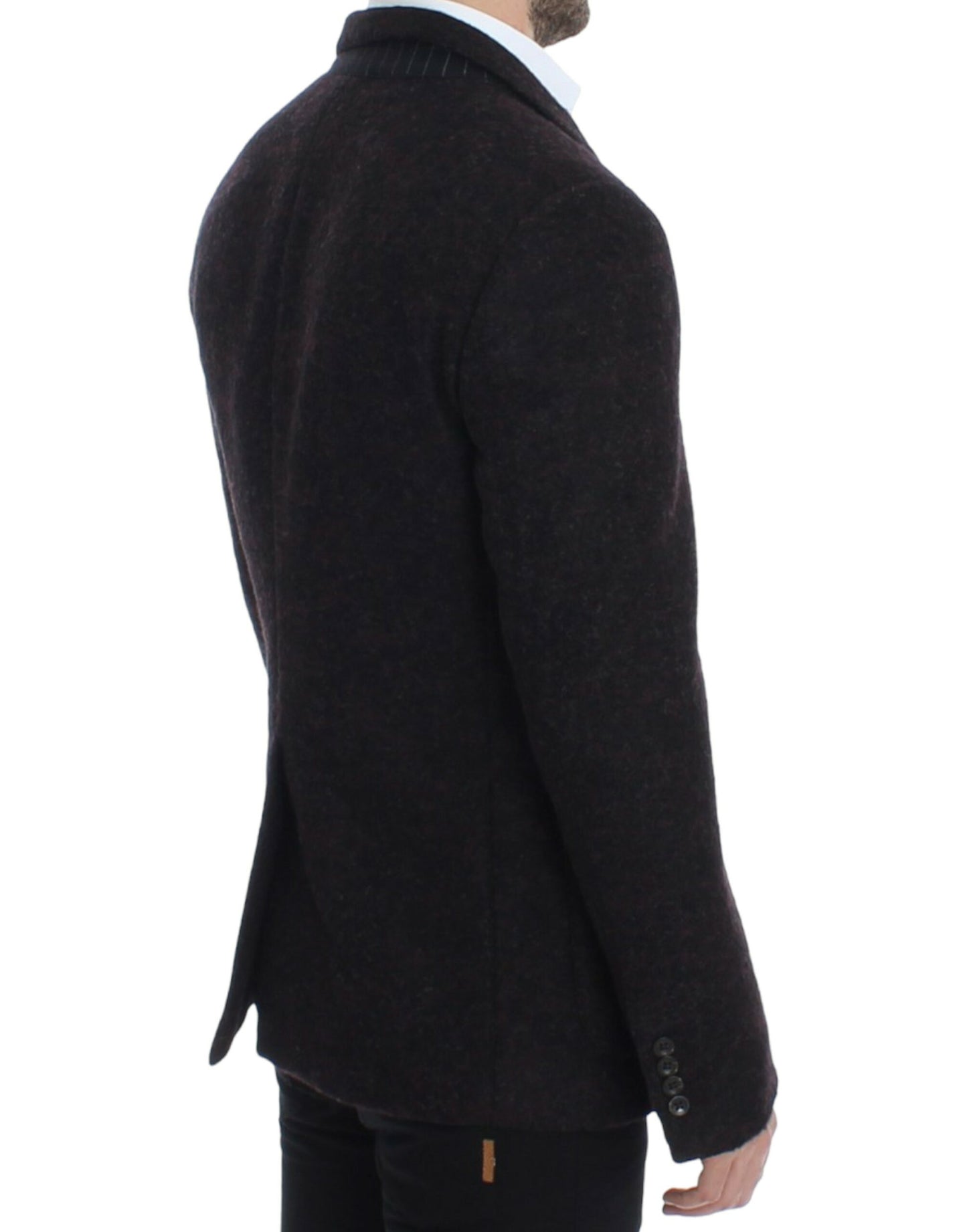Dolce & Gabbana Men's Bordeaux alpaga two button blazer