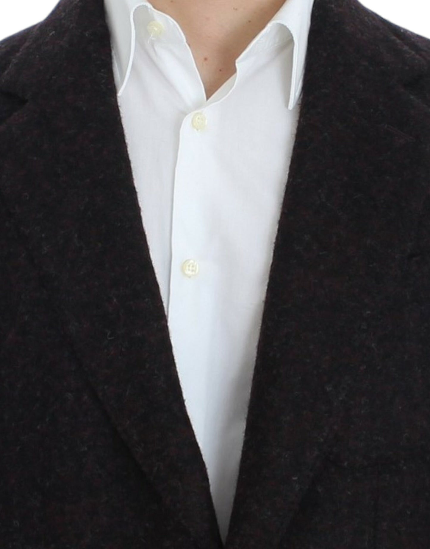 Dolce & Gabbana Men's Bordeaux alpaga two button blazer
