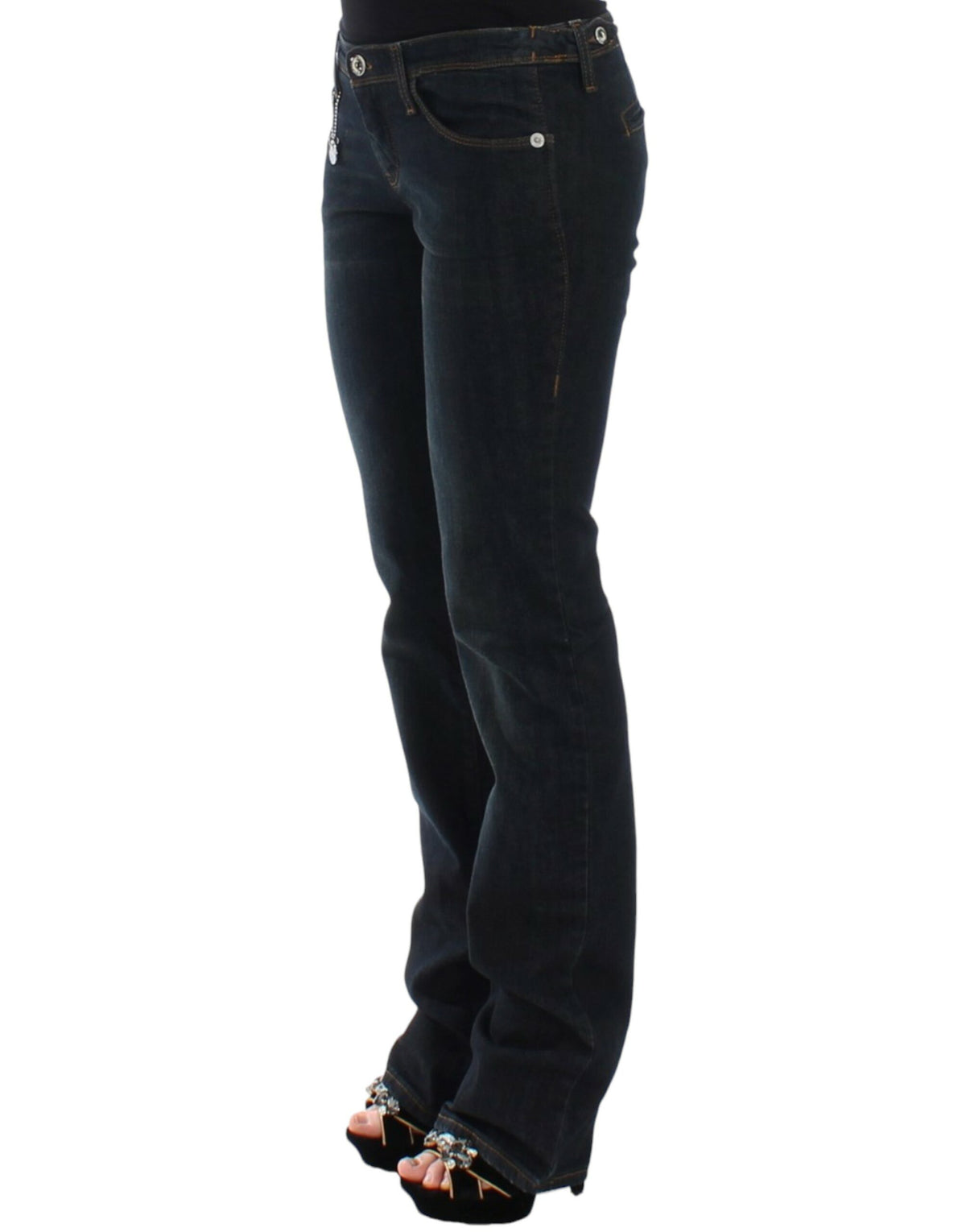 Costume National 9 To 5 Women's Slim Stretch Cotton Jeans - Blue