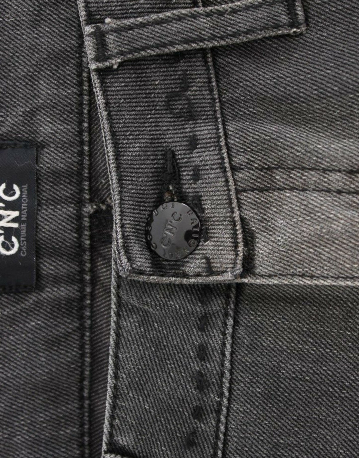 Grey Straight Leg Jeans