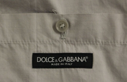 Dolce & Gabbana Men's Single Breasted Cotton & Silk Vest - Beige