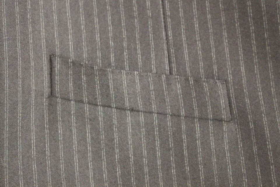 Dolce & Gabbana Men's Single Breasted Wool Vest - Black Striped