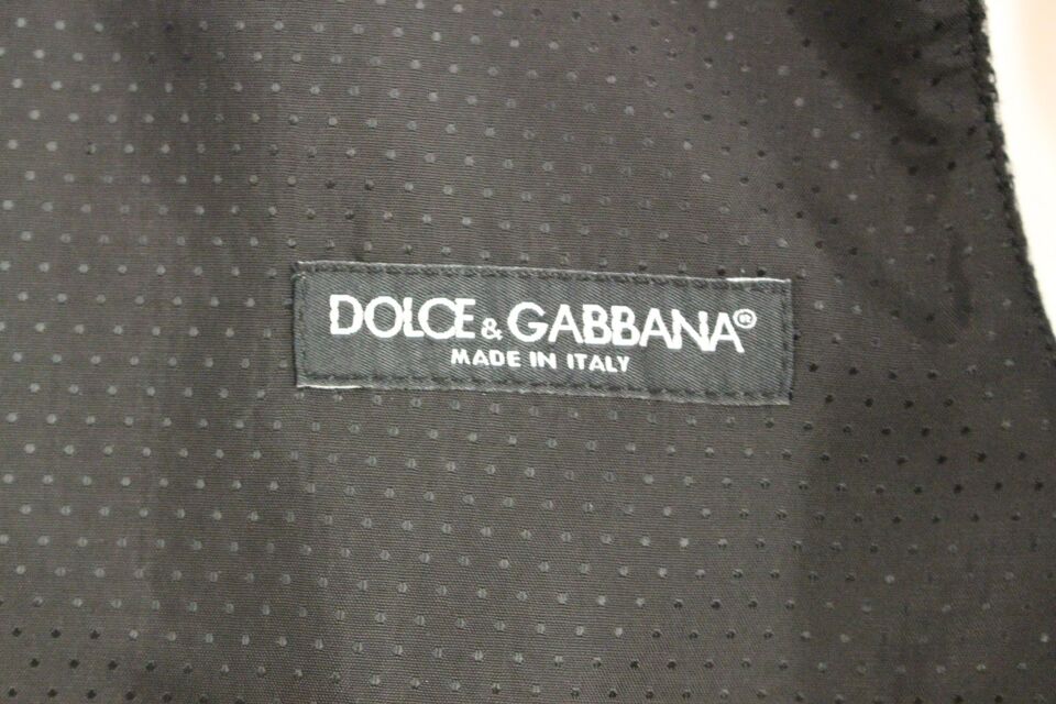 Dolce & Gabbana Men's Single Breasted Cotton Vest - Gray
