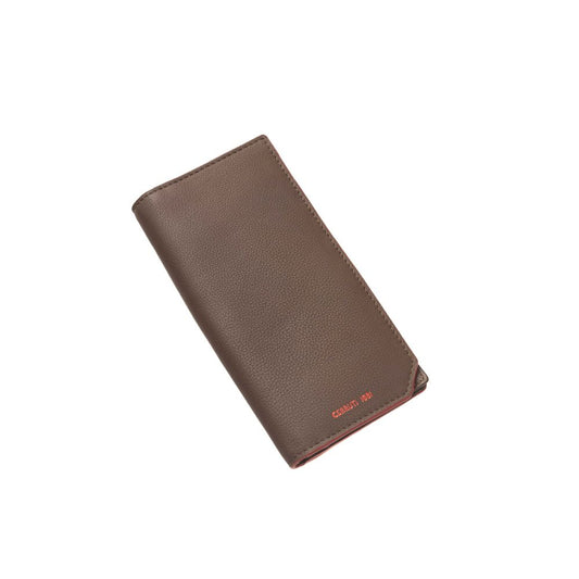 Wallet by Cerruti 1881 for women in calf leather brown features a streamlined silhouette, showcasing the streamlined Calf Leather Wallet design with sophisticated compact-design for a premium look.