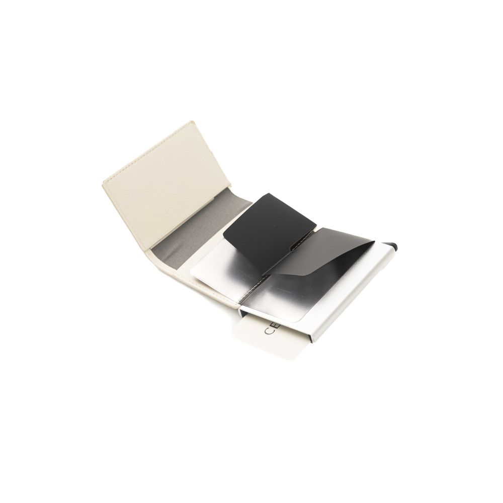 Wallet by Cerruti 1881 for women in calf leather beige presents a architectural silhouette from the Calf Leather Wallet collection, showcasing architectural compact-design for a architectural finish.