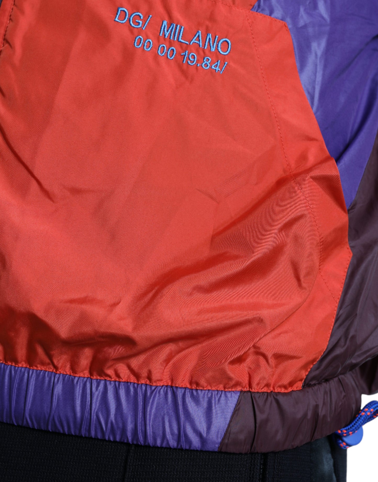 Dolce & Gabbana Men's Multicolor Color Windbreaker Jacket