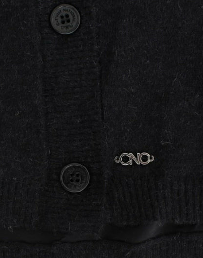 Costume National Women's Grey wool alpaca cardigan