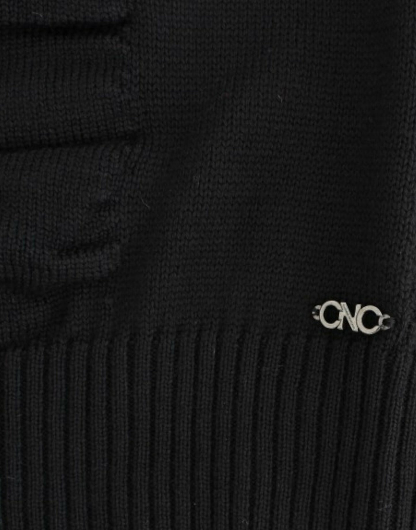 Costume National Women's Black V-neck wool sweater