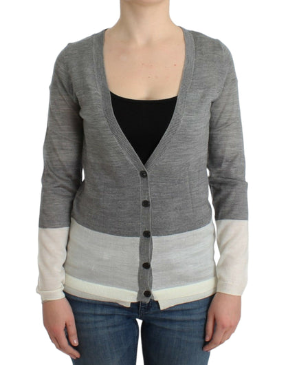 Costume National Women's Grey lightweight cardigan