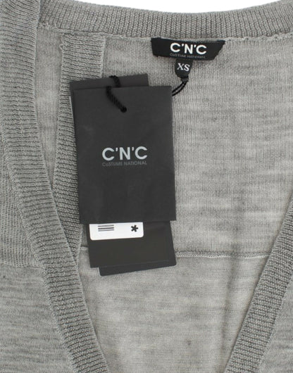 Costume National Women's Grey lightweight cardigan